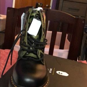 Bape camo/dr martens